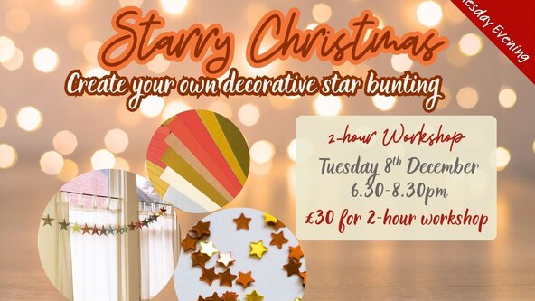 Adults 'Starry Christmas' 2-Hour Workshop Tuesday Evening