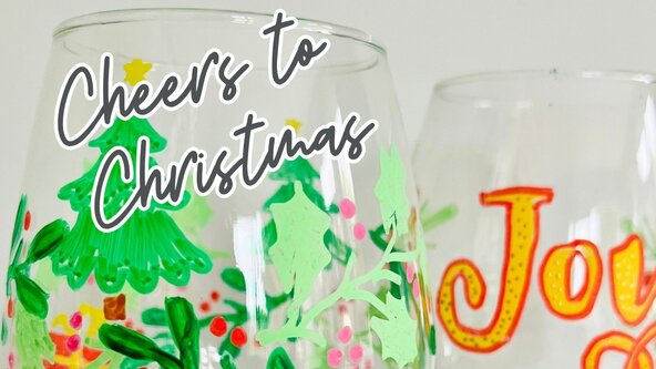 Adults 'Cheers to Christmas' 2-Hour Workshop Tues Eve