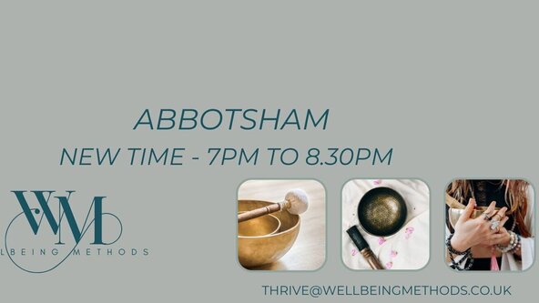 Abbotsham Soundbath 2026 - New Time 7PM Friday