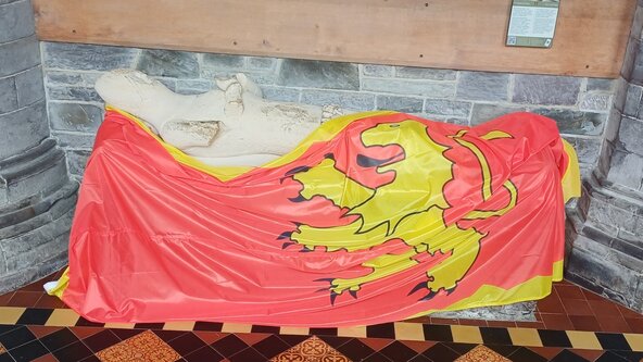 "Tour of Rarely Seen parts of St Davids Cathedral ... as Yr Arglwydd Rhys / The Lord Rhys would have known it when he founded the National Eisteddfod in 1176" 