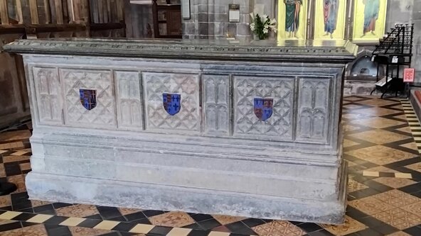 The Tomb/s of Edmund Tudor. Walk & Talk event with Prof Emerita Madeleine Gray. 