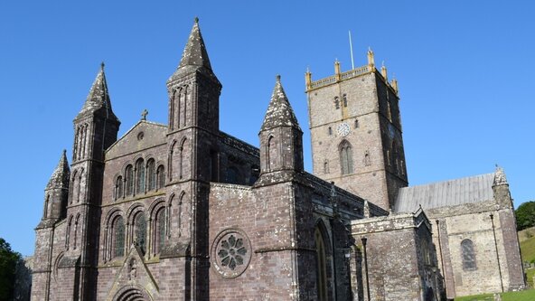 Tour of Rarely Seen parts of St Davids Cathedral, including rare early Bibles in Welsh and English