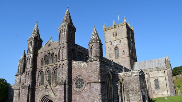 Tour of Rarely Seen parts of St Davids Cathedral, including rare early Bibles in Welsh, Irish and English