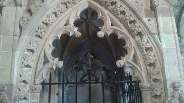 Tour of Rarely Seen parts of the Cathedral that Bishop Henri de Gower built 