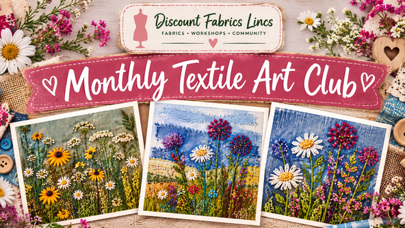 Monthly Textile Art Club with Linda Kiddell