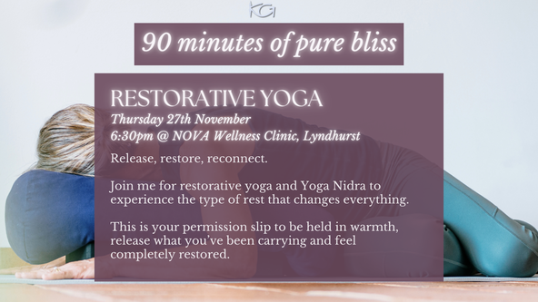 Restorative Yoga & Yoga Nidra