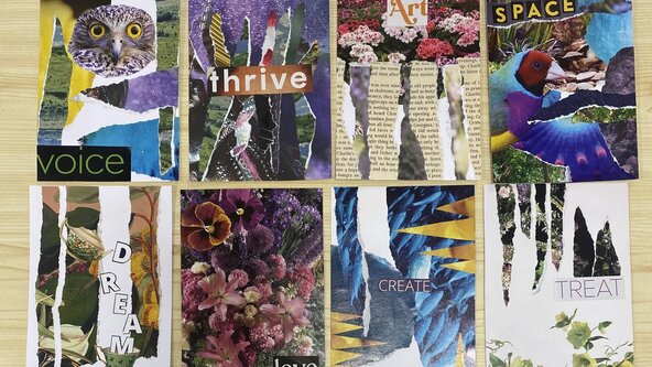 🌱 Self Collage with Very Berry Therapy(Wellbeing Day Creative Session)