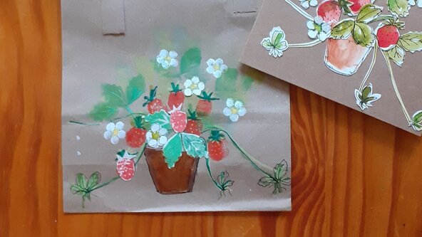 🌱Strawberry Patch Workshop (Wellbeing Day Creative Session)