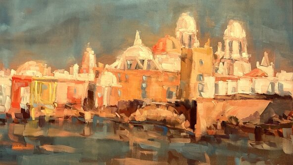 THE YOUNG OIL MASTERCLASS - Landscape Oil Painting Course - Monday Evening