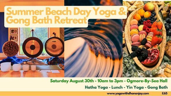 Summer Beach Day Yoga Retreat with Gong Bath & Lunch - Ogmore