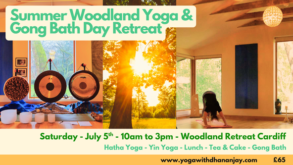 Summer Woodland Day Yoga & Gong Retreat - with Lunch - Woodland Retreat Cardiff