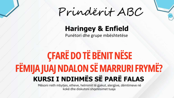 Child First Aid Course - Albanian