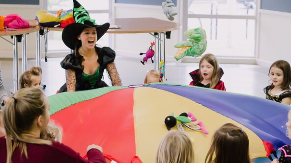 Halloween Dance and Drama Workshop for 3-6 years, The Carnegie Library, Herne Hill