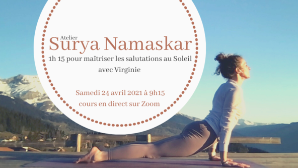 Atelier Surya Namaskar, les salutations au Soleil