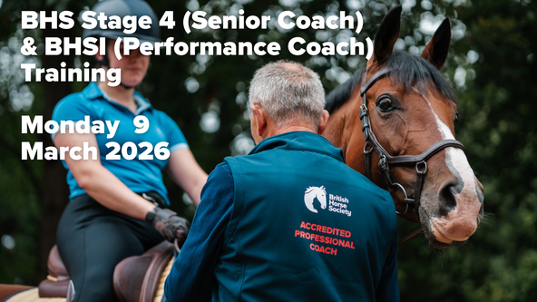 260308: South West - Coach Training for BHS Stage 4 Senior Coach & BHSI Performance Coach with Jo Winfield FBHS (CPD)