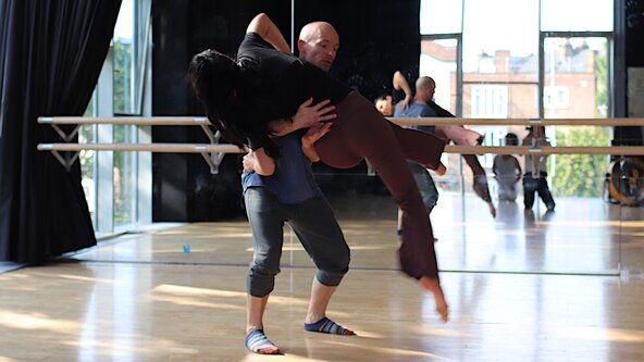 Contact Improvisation Class with Justin "Momentum", followed by Jam