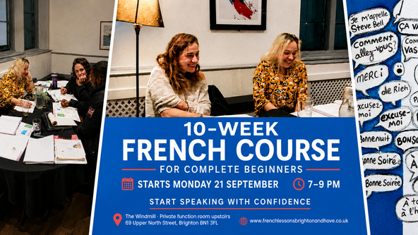 10-Week French Course for Complete Beginners – Monday Evenings