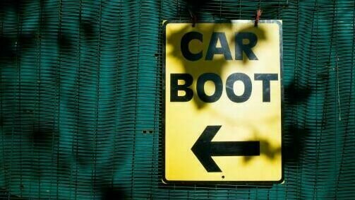 Good as new: car boot sale