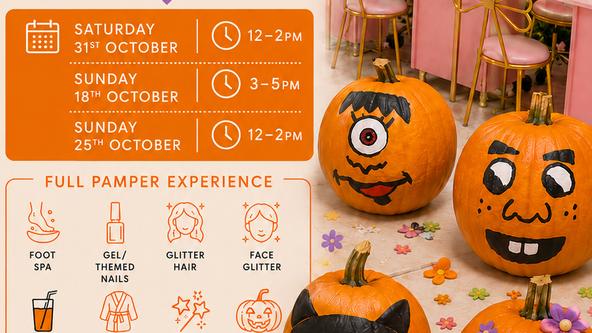 🎃🎃🎃 HALLOWEEN PUMPKIN PAINTING PAMPER SESSION 🎃🎃🎃
