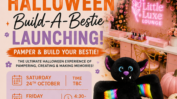 🧸🧸🎃🎃 HALLOWEEN BUILD YOUR BESTIE PAMPER SESSION🎃🎃🧸🧸