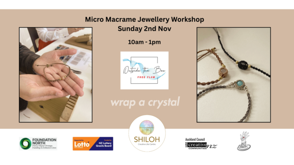 Micro Macrame Gem Bracelets with Yoko