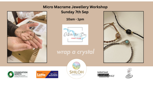 Micro Macrame Gem Bracelets with Yoko