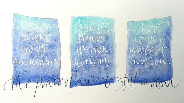 Resist Techniques for Calligraphy and Lettering