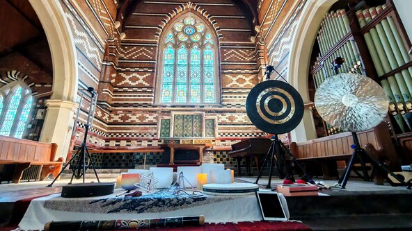 Sound Healing @ The Chapel Parc Dewi Sant Sat 15th November 10 - 11am