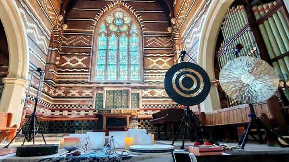 Sound Healing @ The Chapel Parc Dewi Sant Friday 19th Sept 6-7pm