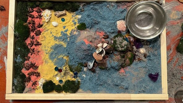 Art Forest School: Sensory Sand Gardens 