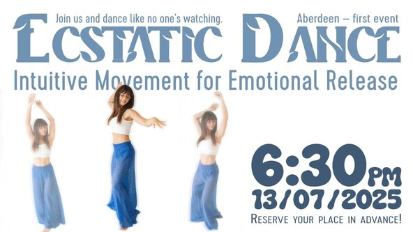 ECSTATIC DANCE  – Intuitive Movement for Emotional Release 