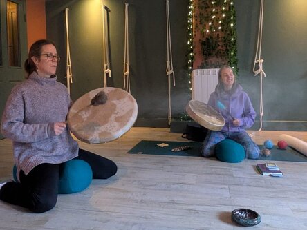 Shamanic Drum and Sound Circle with ceremonial cacao