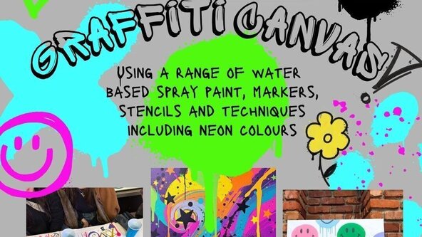🎨🖌️ KIDS GRAFFITI CANVAS WORKSHOP! 🖌️🎨 Kids Summer Workshop