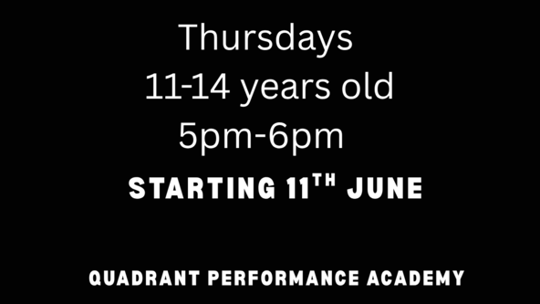 Football 11-14yrs with QPA