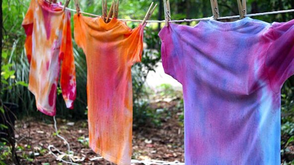 T-shirt style Tie-Dye / Tie-Dye T-shirts (Embrun)
