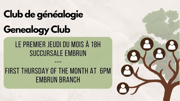 Club de généalogie // Genealogy Club