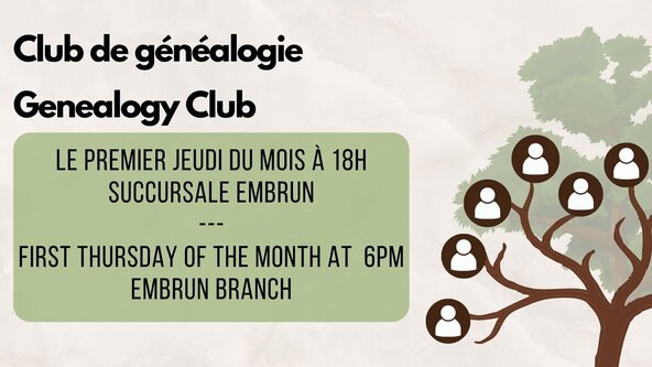 Club de généalogie // Genealogy Club