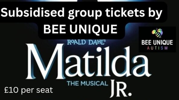 🐝***WHITEHAVEN*** 🌈SUBSIDISED BEE UNIQUE GROUP BOOKING 🎶👨‍👩‍👧‍👧 Theatre Family Show - A performance of MATILDA Jnr by 'A&B Stage School - Non refundable'