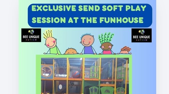 🐝 ***WHITEHAVEN*** 🌈 EXCLUSIVE BEE UNIQUE SESSION 🤸‍♂️ - SOFT PLAY - Private Hire Funhouse Soft Play for BEE UNIQUE families