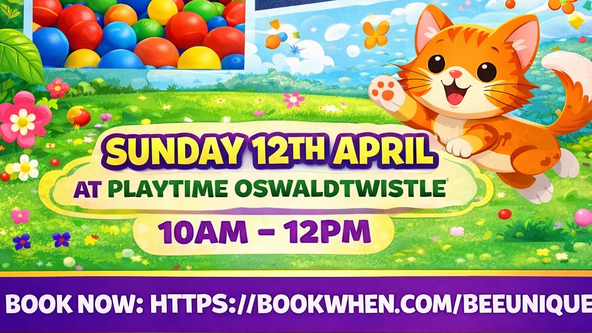 🐝***ACCRINGTON*** 🌈 EXCLUSIVE BEE UNIQUE SESSION - SOFTPLAY 🤸‍♀️- Play Session (Sole Use) at Playtime Oswaldtwistle 