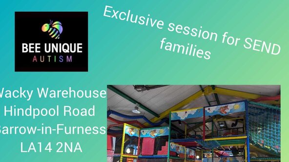🐝***BARROW***🐝 BEE UNIQUE - 🤸‍♀️SOFT PLAY🤸‍♂️ - Exclusive Soft Play Session with BEE UNIQUE REP 'Gemma Johnson' at Wacky Warehouse 