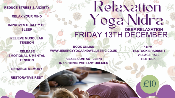 Relaxation Yoga Nidra Event 