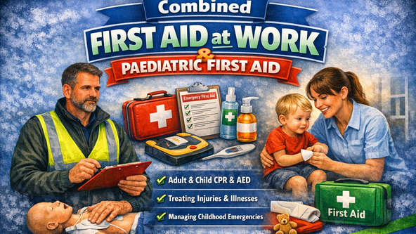 Combined First Aid at Work and Paediatric First Aid Course