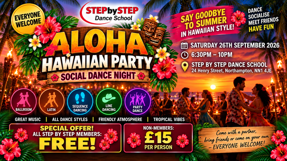 🌺 ALOHA HAWAIIAN PARTY – SOCIAL DANCE NIGHT 🌺