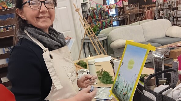 Monthly art class - Creative adventures for the Community at The old Sorting Office Holywell
