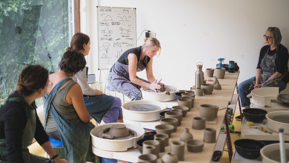 (E10) 12-week Wheel-Throwing All Levels Course, Monday evening