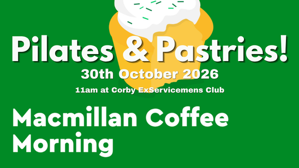 Pilates & Pastries Macmillan Coffee Morning