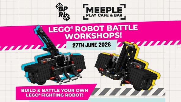 Adults Lego Robot Battle Arena!