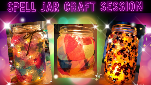 Make your own Spell Jar at Wallsend Library!