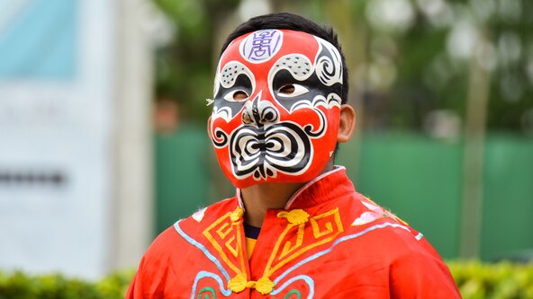 Chinese cultural workshop - Peking opera mask 